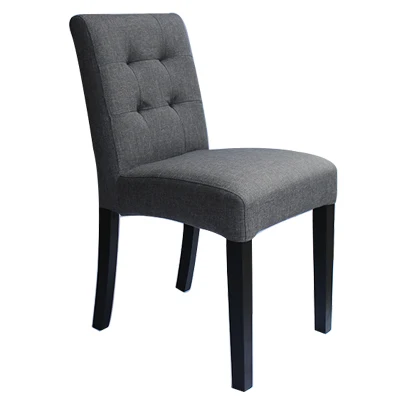 grey fabric blackleg Модный Массив дерева, ткань, западные обеденные стулья, гостиничные стулья для кафе, простые моющиеся тканевые стулья - Цвет: grey fabric blackleg