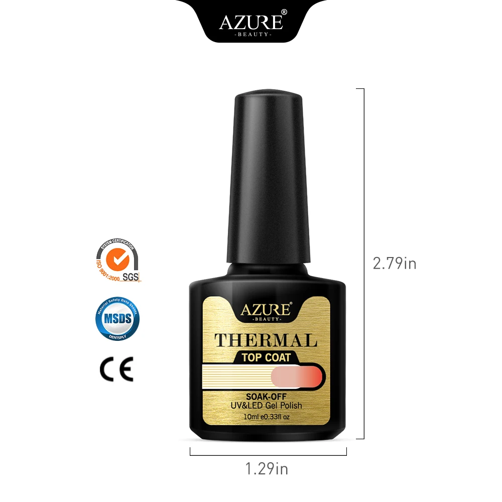 Azure Beauty 5 шт./лот Хамелеон термо УФ Гель лак Полупостоянный меняющий цвет