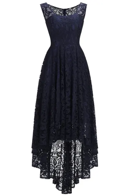 Navy Blue Robe demoiseur D'honneur Бордовые Платья для подружки невесты длинное кружевное платье с открытой спиной, вечерние платья для женщин, свадебное платье для гостей - Цвет: Navy Blue