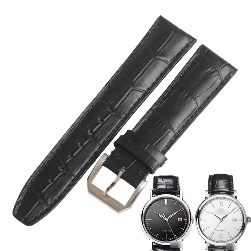 WENTULA ремешок для часов IWC Portugieser portofino family из натуральной кожи телячьей IW356501 IW356305