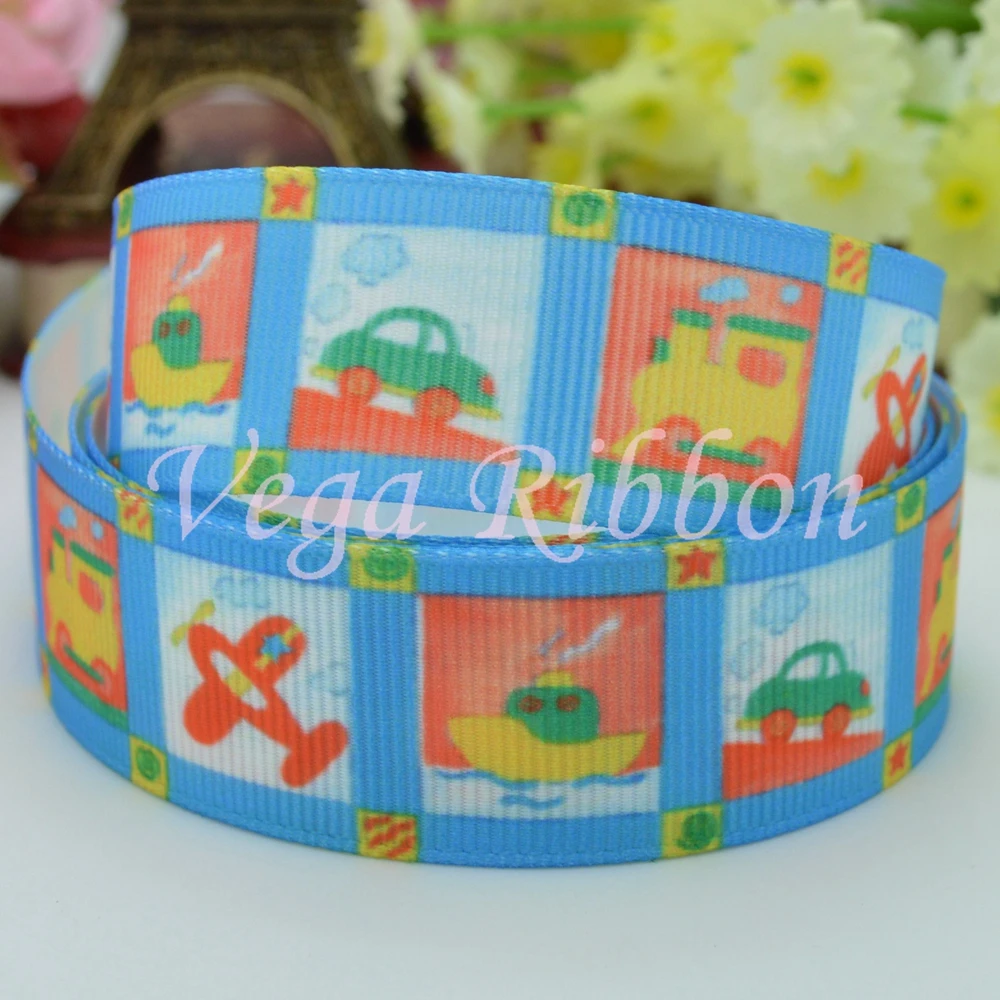 DUWES 7/8 &quot22 мм 2 5 10 20 50 ярдов автомобиль грузовик монстр напечатанный grosgrain ленты