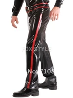 new fashion nature rubber latex pants latex rubber jeans