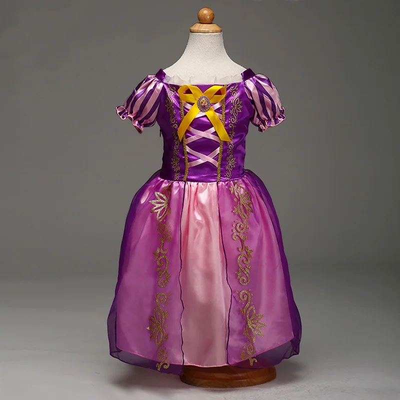 Модные платья принцессы для детей платье девочек с изображением художника