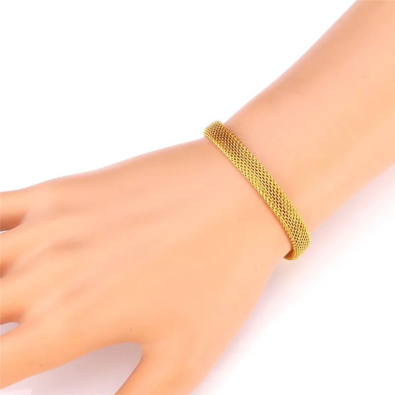 Комплект из колье и серёг нержавеющей стали браслета | Украшения аксессуары