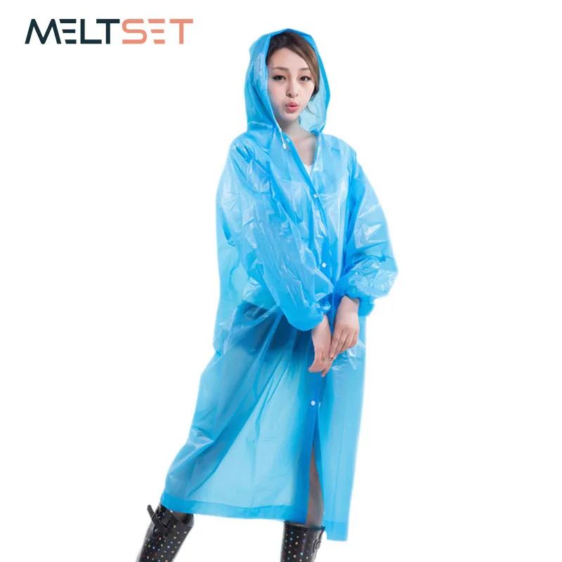 Длинный плащ для женщин портативный походов дождевик мотоцикла путешествий