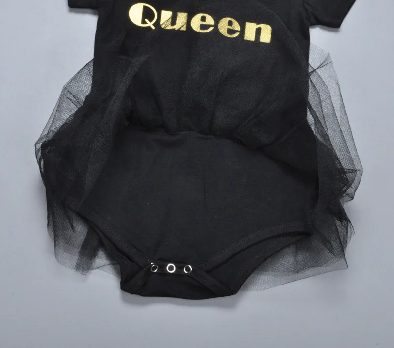 2017 Новое Лето Baby Rompers девушки Принцесса Черное Кружево Ползунки Детская Одежда
