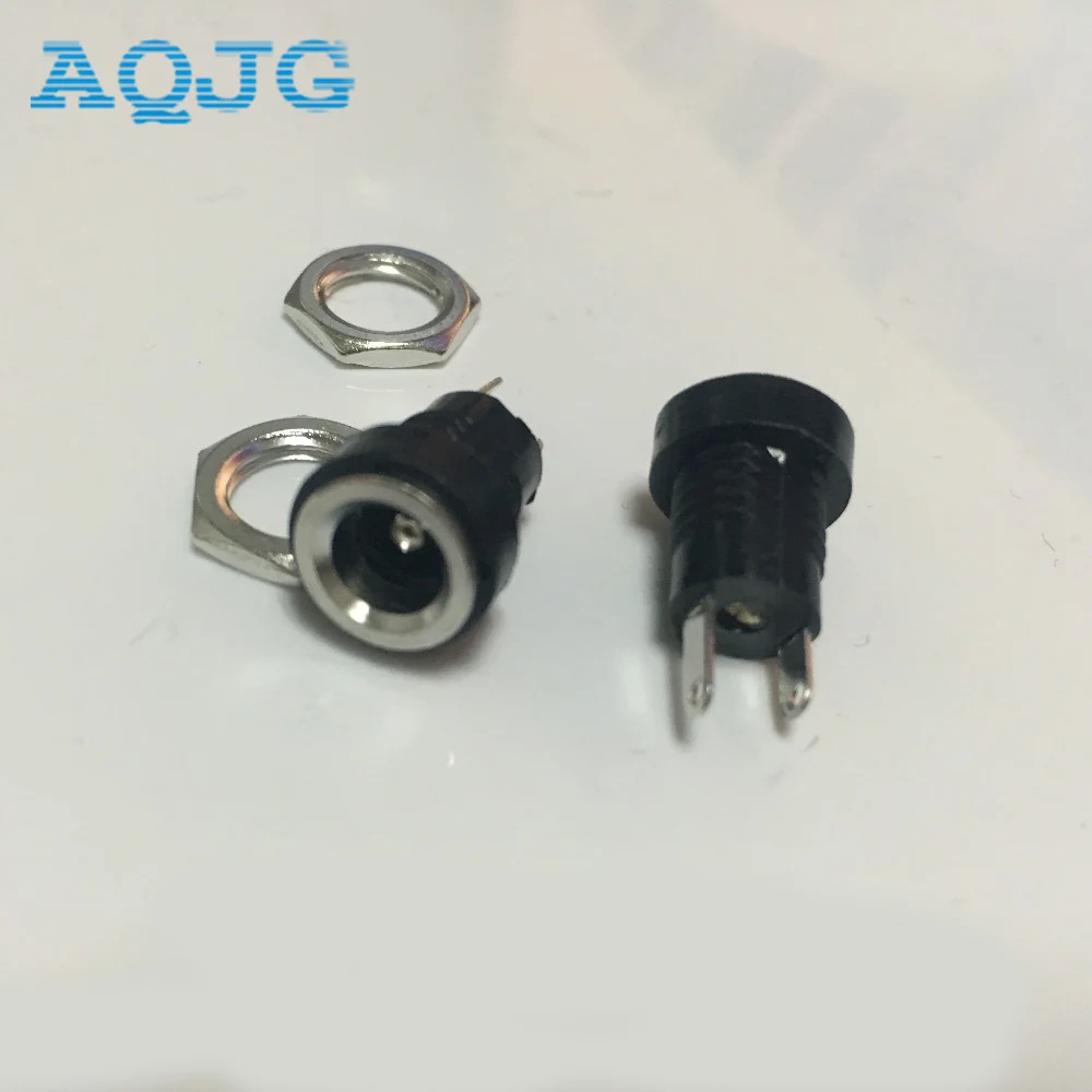 10 шт. DC022B 3A 12v DC разъем источника питания гнездовой для монтажа на панели 5.5X 2 1 мм