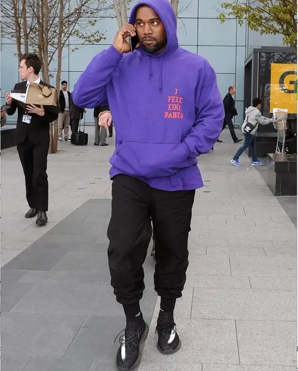 Kanye West Pablo Мужские Зимние флисовые толстовки хип-хоп Спортивный костюм I Feel Like Paul толстовки для мужчин и женщин