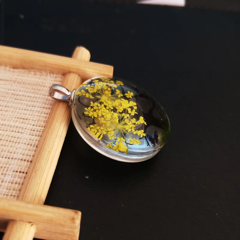 Колье Houbian в виде цветка с двойным клеем | Украшения и аксессуары