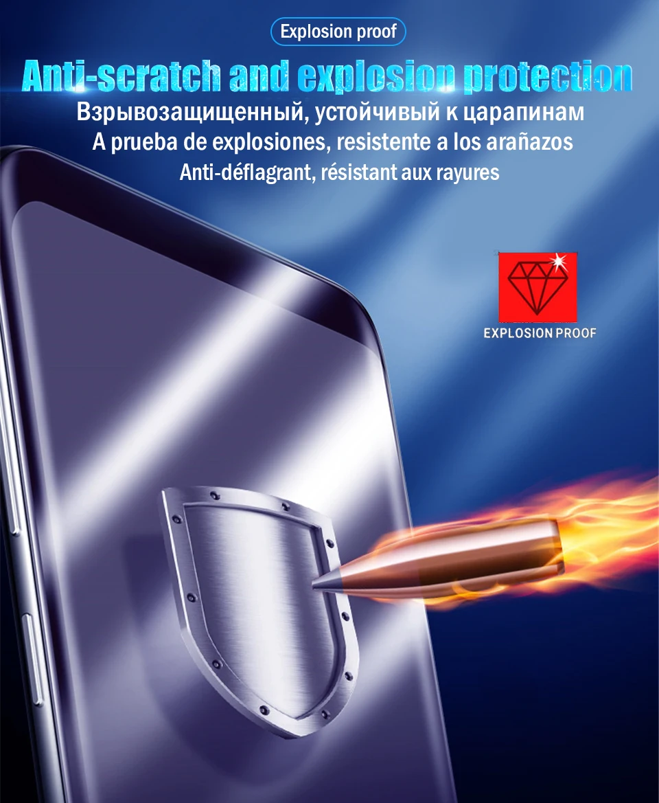 15D анти-синий светильник Гидрогелевая пленка для samsung Galaxy S9 S8 S10 Plus Защита экрана для Note 9 8 S10E Lite мягкая пленка не стекло
