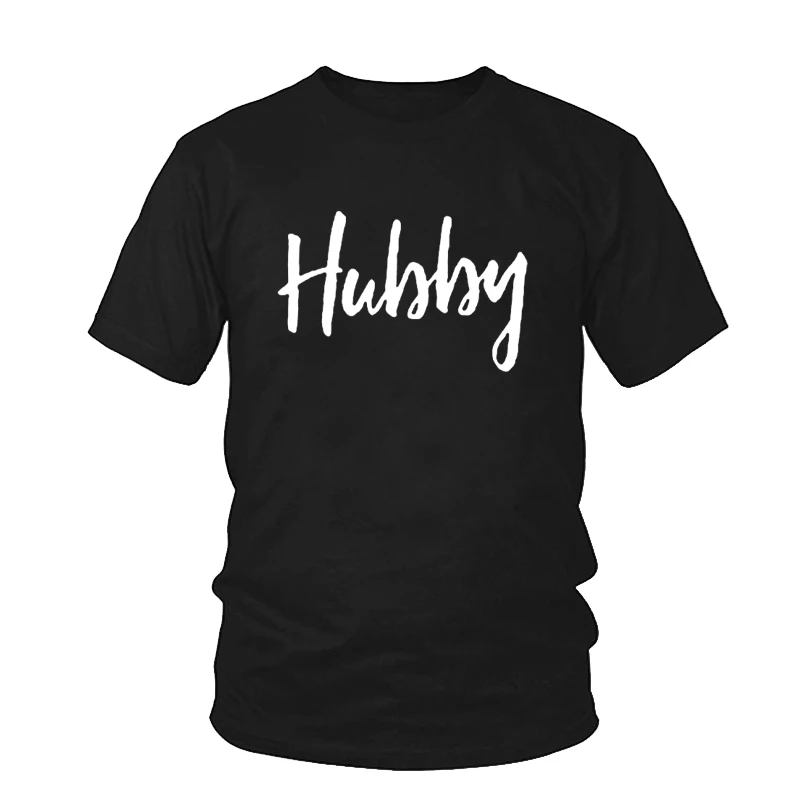 Hubby и футболка для жены, парные футболки hubby& wifey, подходящие футболки, лучший подарок, парная футболка, Подарок на годовщину, футболки