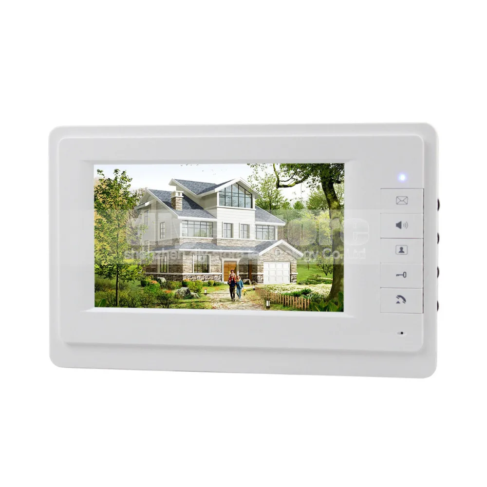 Видеодомофон DIYSECUR проводной дверной звонок 7 дюймов система домашней