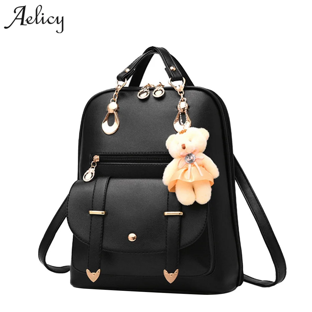 Aelicy Модный женский рюкзак женские рюкзаки из искусственной кожи 8 цветов