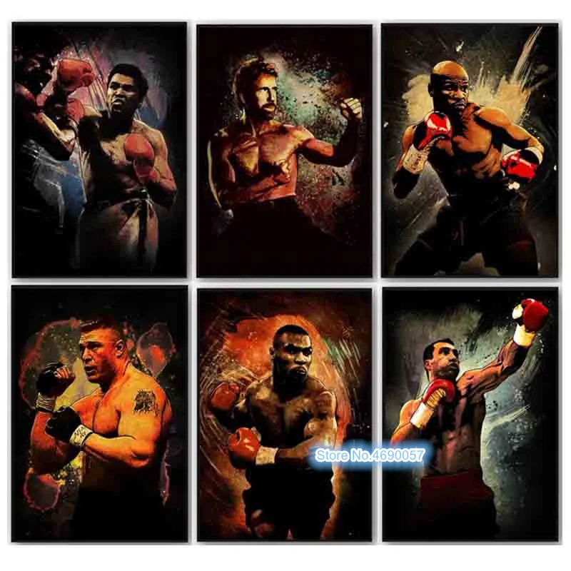 

Алмазная вышивка продажи бокс бойцов искусства стены дома Декор Алмазная вышивка крестиком на рисунке, Алмазная мозаика, стразы фотографии