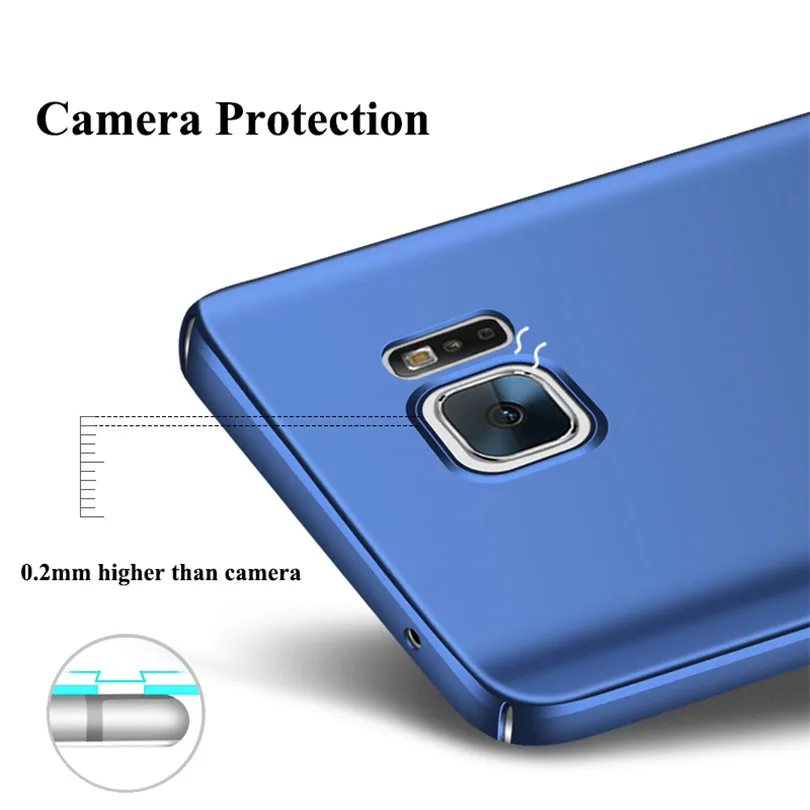 360 полная защита чехол для Samsung Galaxy Note 4 Матовый Жесткий PC пластик задняя крышка