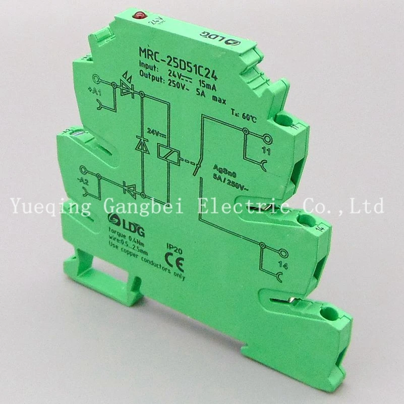 MRC-25D51C24 DC24V PLC релейный выход усилитель Модуль платы реле ультра-тонкий релейный модуль