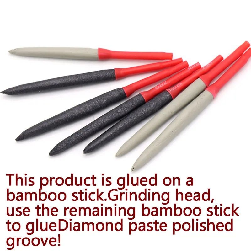 9 шт. резины и силикона с объемным Полировочный стержень алмазная шлифовальная