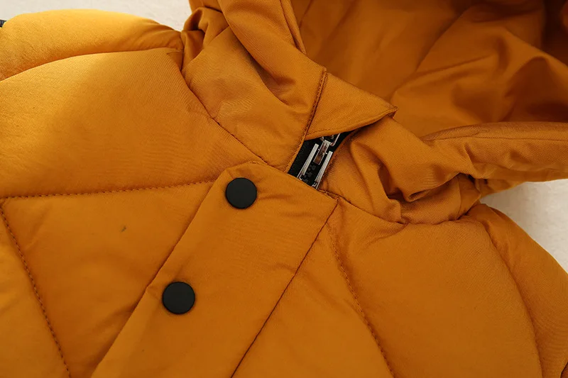 Зимние теплые пуховые парки для мальчиков детские хлопковые плотные толстовки с