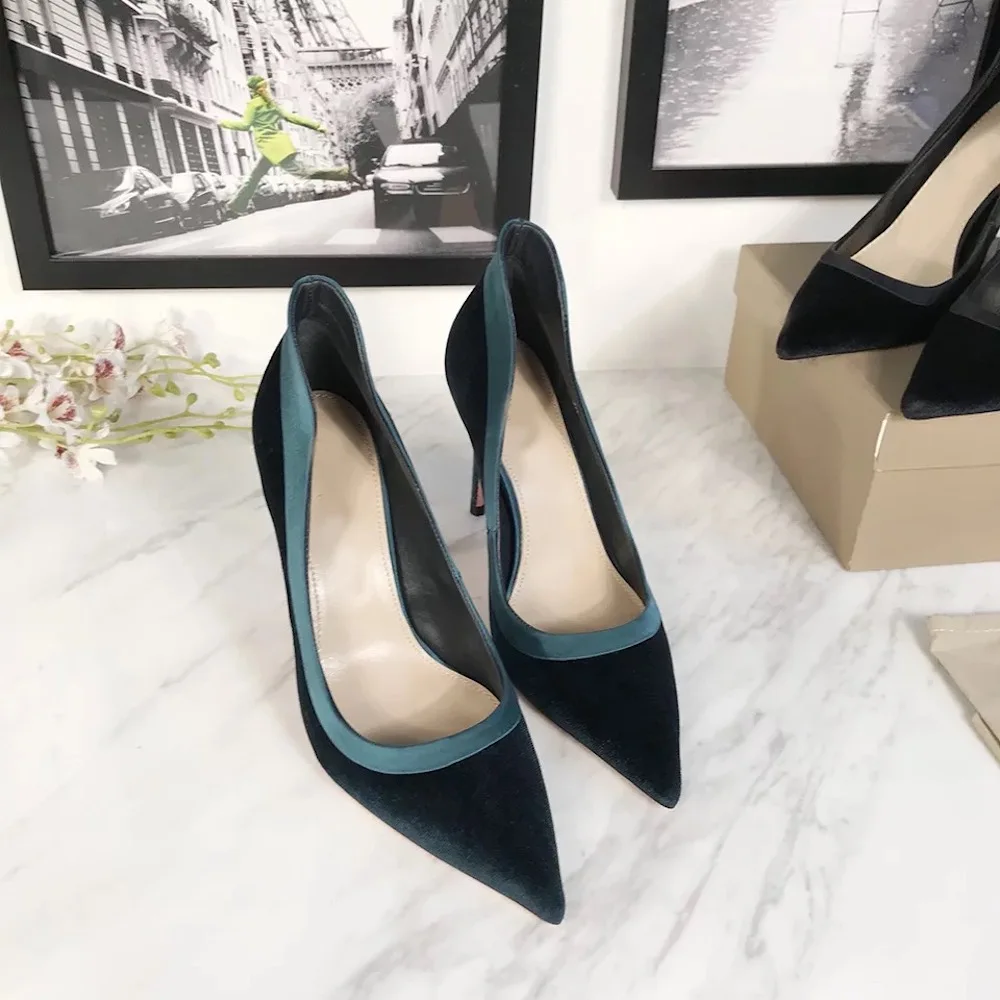 Женская обувь новинка 2019 года модные замшевые туфли-лодочки из натуральной кожи