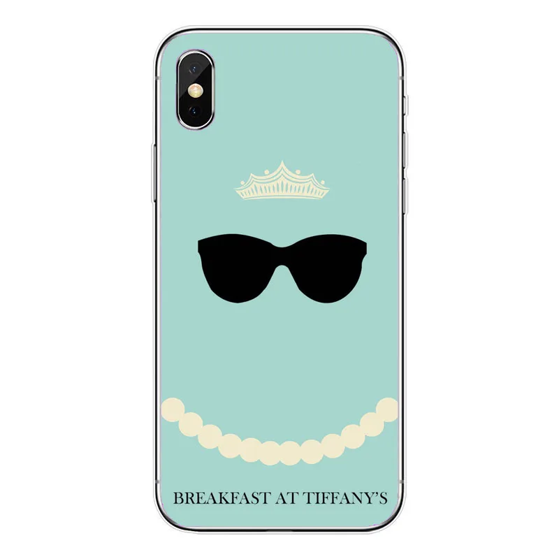 TPU Чехол для телефона с завтраком у Тиффани из ТПУ для iPhone 7 7 Plus, чехол для iPhone 11Pro 7 XS Max 5S SE 6 6S Plus Holly Golightly, чехол - Цвет: TPU