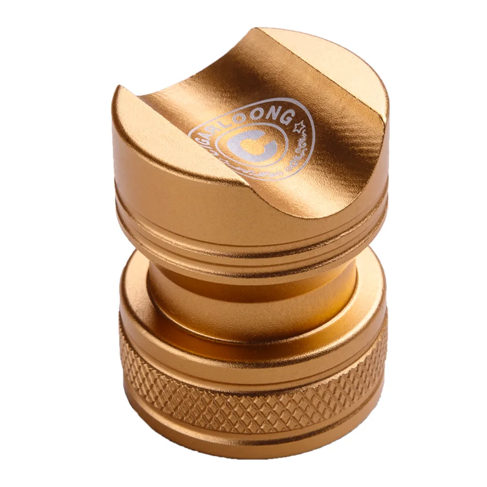 Golden CIGARLOONG Пепельница держатель стальной складной стенд держатель для сигар черный серебристый CLV-0005 - Цвет: Golden