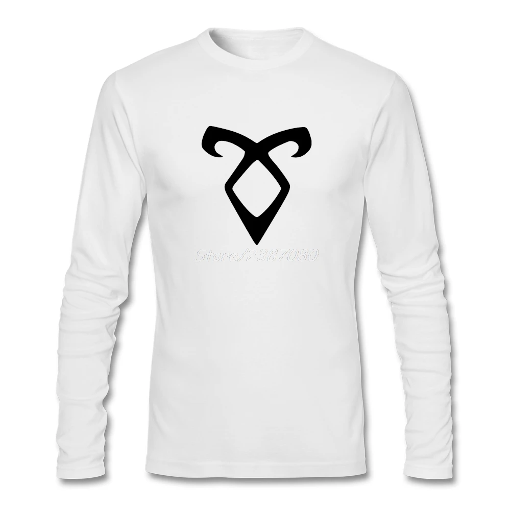 Забавные хлопковые футболки Shadowhunters с длинным рукавом для команды в стиле хип