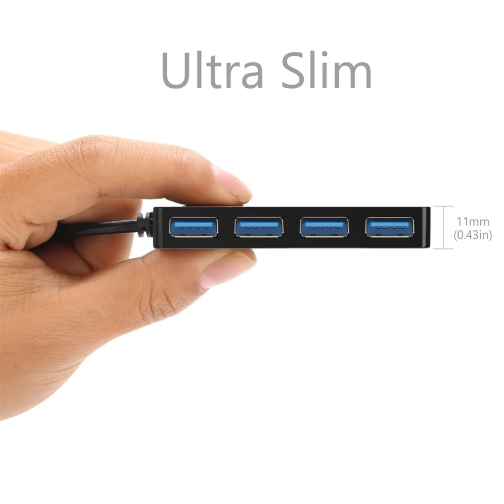 Atolla концентратор данных USB 3 0 4 порта ультра тонкий портативный мульти порт