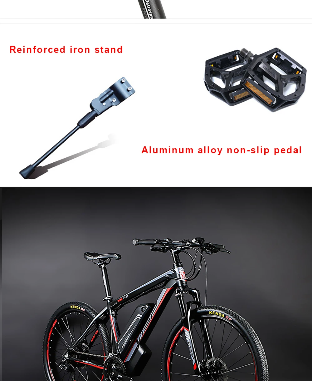 Ebike мотоцикл 21 Скорость электромобиль Электрический мотоцикл дисковый тормоз 26 27,5 дюймов 38V10Ah литиевых Батарея задний привод Алюминий сплава рама горный велосипед