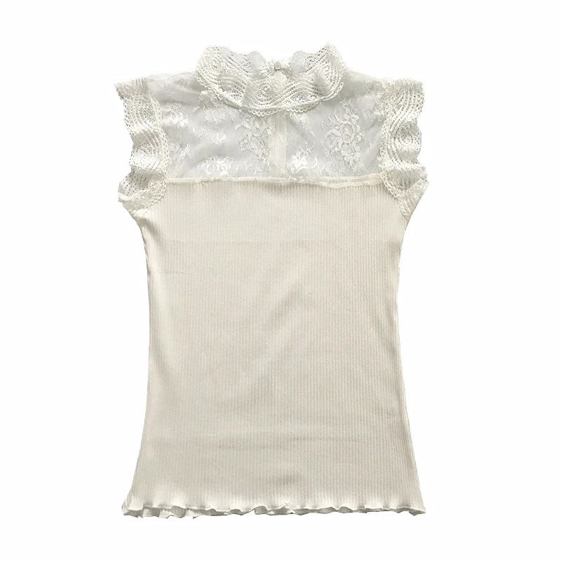 Женский Шелковый топ с вышивкой трикотажная блузка без рукавов|Блузки| |
