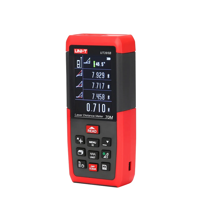 UNI-T лазерный дальномер USB 100 м 50 м 70 м дальномер UT395A UT395B UT395C Trena Лазерная профессиональная рулетка цифровой