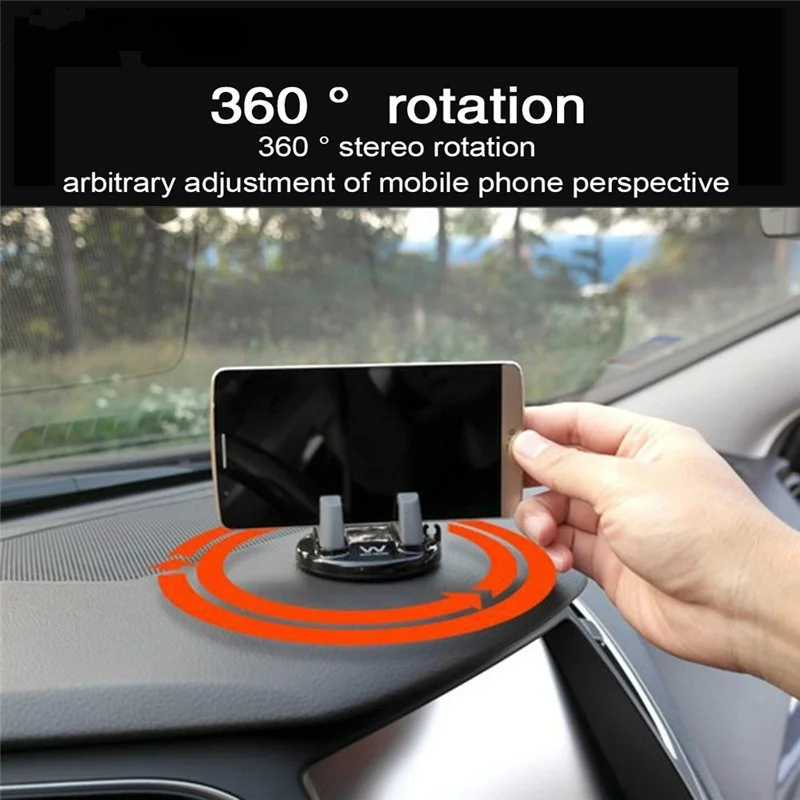 Phone Mount Car Ornament Universal Dashboard 360 Degree Rotation Stand for GPS Cell Holder Accessories | Автомобили и мотоциклы
