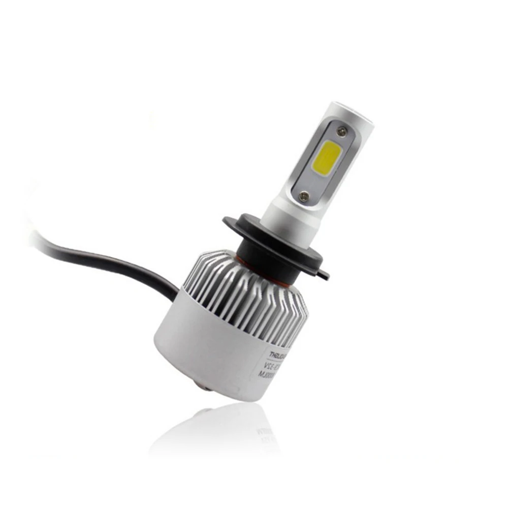 2 шт. Автомобильные светодиодные лампы H7 с вентилятором охлаждения|led headlight