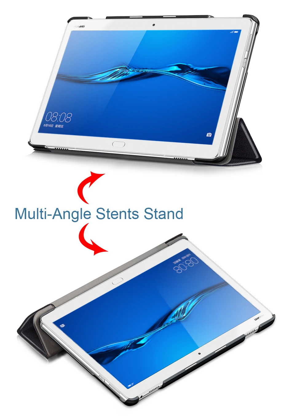MTT мультфильм чехол с граффити для huawei MediaPad M3 Lite 10 дюймов BAH-W09 BAH-AL00 тонкий из искусственной кожи флип Смарт-Чехол протектор