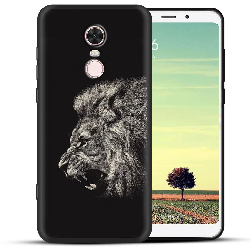 for Xiaomi Redmi 5 Plus Case Cartoon Printed Soft Silicone TPU Phone Back Cover Full Protective Cases |