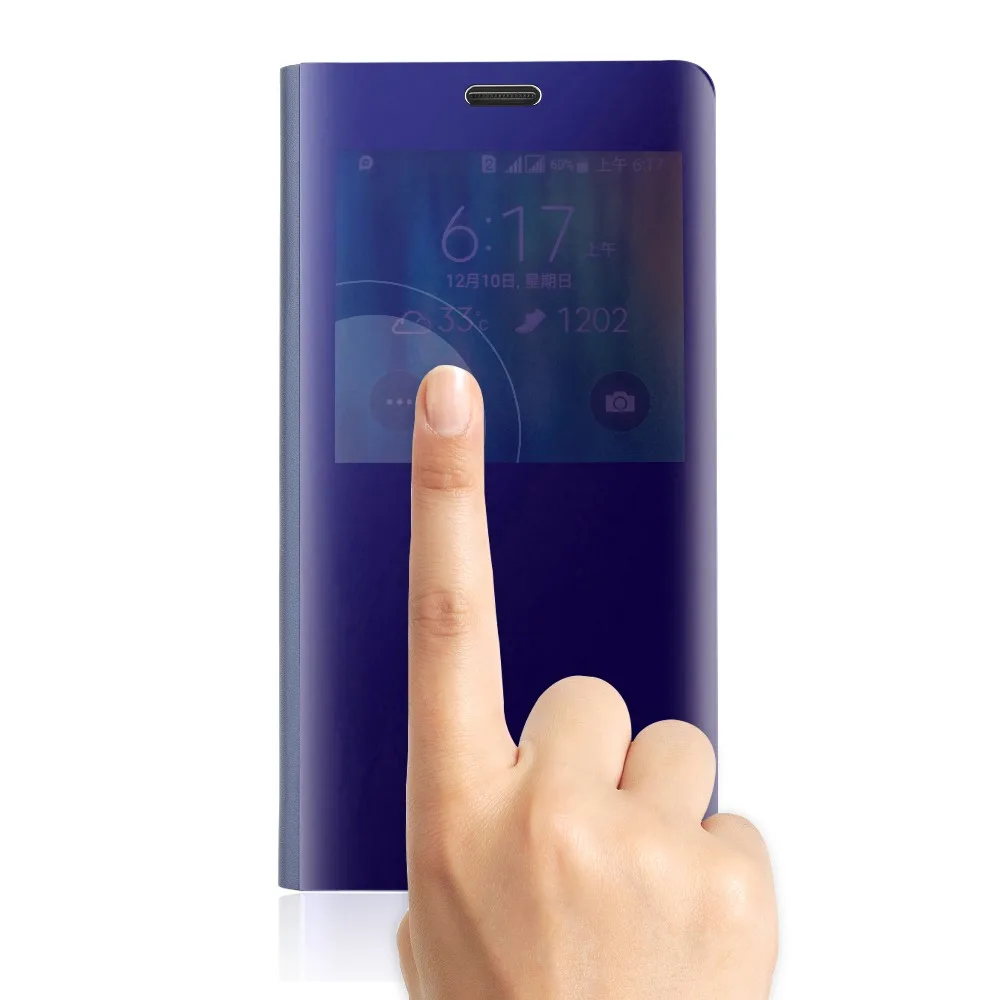 Откидной зеркальный чехол для телефона samsung Galaxy Note 4 Note4 Galaxy Z SM N910 N910F N910C N9100 SM-N910F SM-N910C