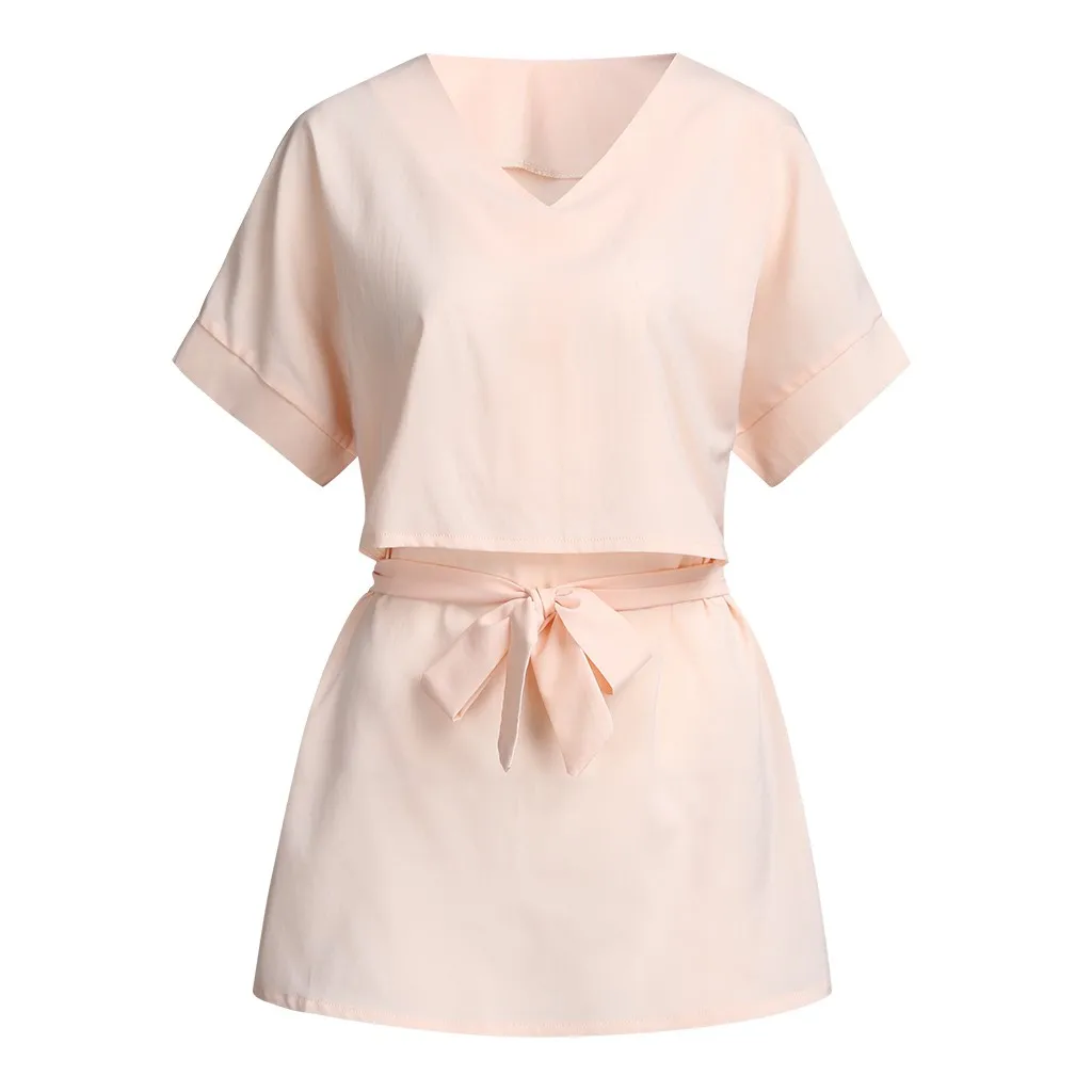 Женская футболка с коротким рукавом ремнем для кормления простая одежда