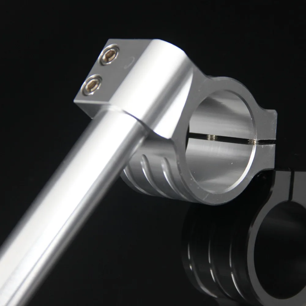 Manillar de la moto cicleta Racing CNC регулируемый 31/32/33/35/37/39/41 / 51 мм зажим на Bar Cafe Racer Moto |