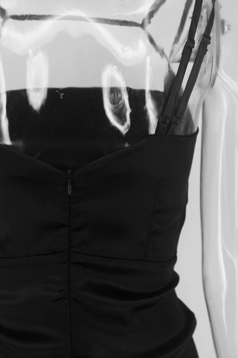 DRESSMECB Черное Красное сексуальное облегающее платье женское летнее платье с открытой спиной на бретельках элегантное вечернее платье для ночного клуба vestidos