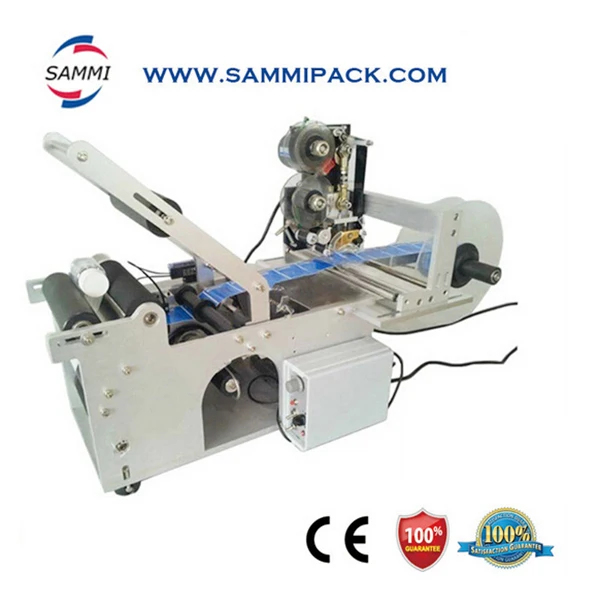 

Free Shipping Dual-purpose Semi-automatic Labeller with Printer for Round Bottles