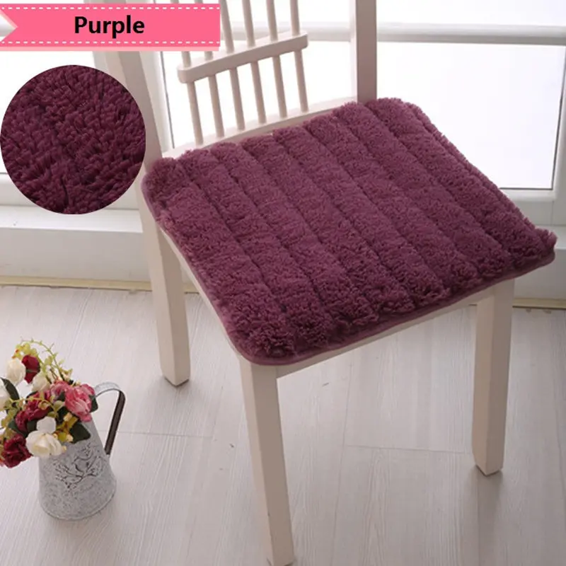 Противоскользящий коврик для сиденья пушистый домашнего декора Подушка стула