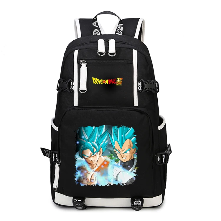 Японское аниме Dragon Ball Z рюкзак Косплей Dragon Ball Супер Сон Гоку холст Супер Saiyan школьная сумка дорожные сумки компьютерная упаковка - Цвет: G