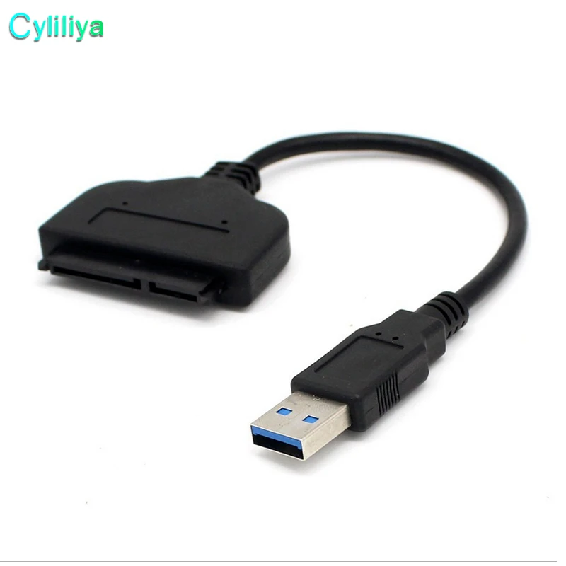 USB3.0 USB 3 0 на SATA 7 + 22 pin USB2.0 кабель адаптера для 2 5 HDD жесткий диск ноутбука sata