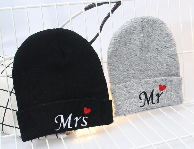 Осенне-зимняя шапка в стиле хип-хоп зимние шапки мужские шапки MR MRS Логотип Повседневная шапка-тюрбан шляпа береты-кепки мужские шапки