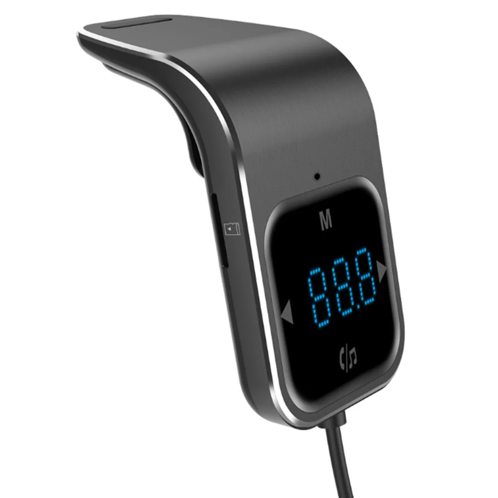 Car Call Bluetooth Voltage Detector Led FM Transmitter Navigation Voice Charger Screen MP3 Player Adapter Music Control | Автомобили и