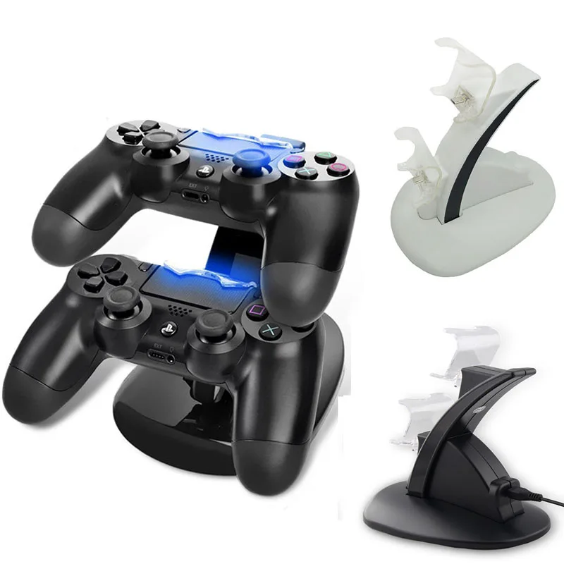 PS4 USB Dual ports зарядное устройство контроллер питания зарядная док-станция Подставка для sony Playstation 4 PS4 Slim Pro аксессуары