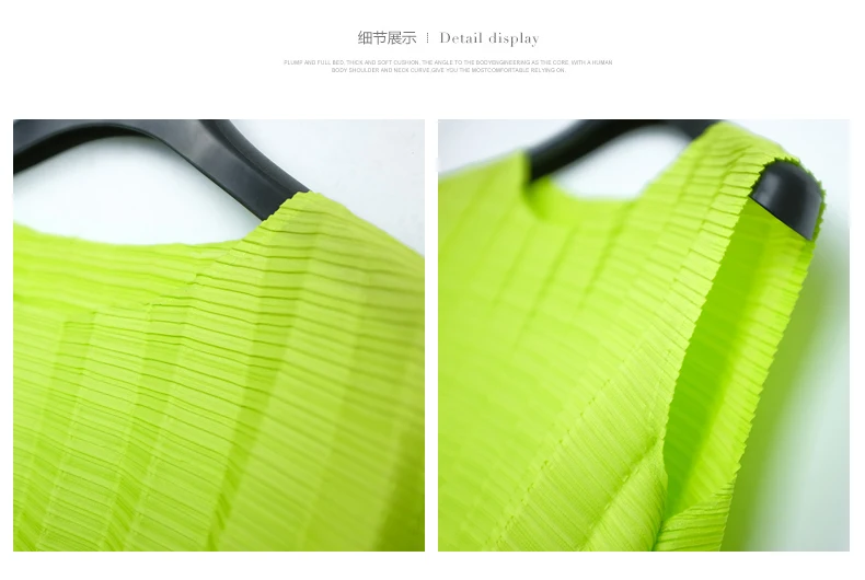 Miyake fold модные футболки с круглым вырезом+ цветные юбки из двух предметов