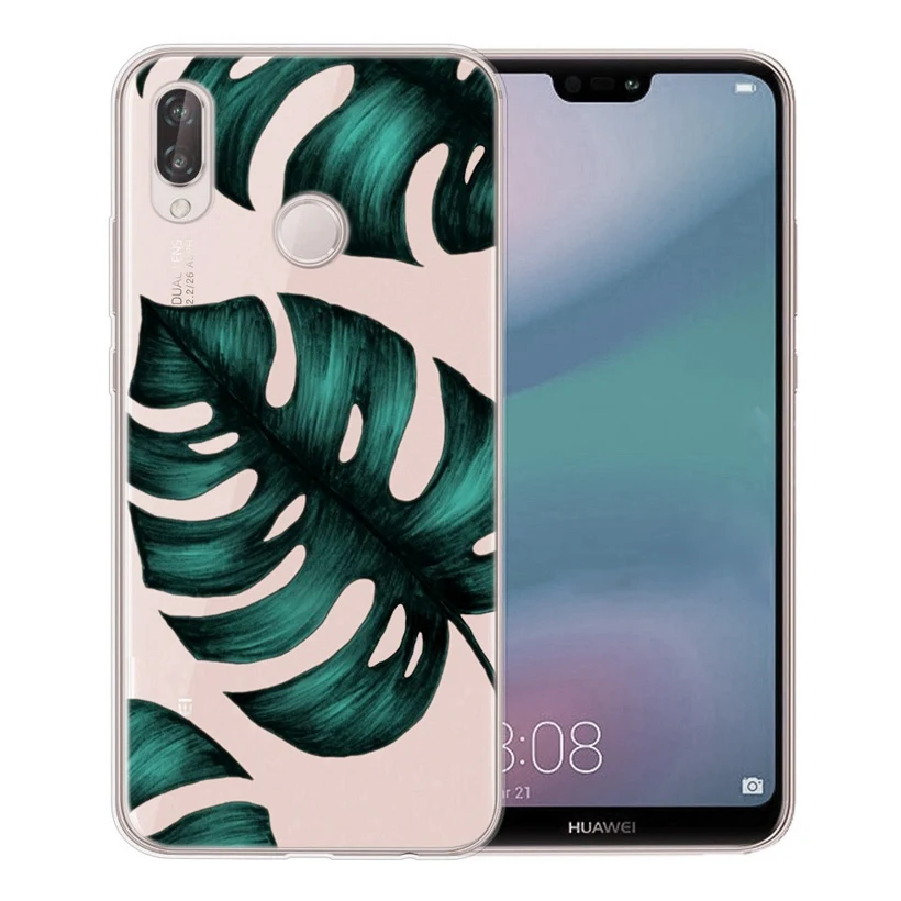 Чехол для Huawei Honor 7A 8A 8X 8C 9 10 Mate 20 P9 P10 lite/P8 Lite Y5 II Nova 3 Мягкая Краска TPU чехол с
