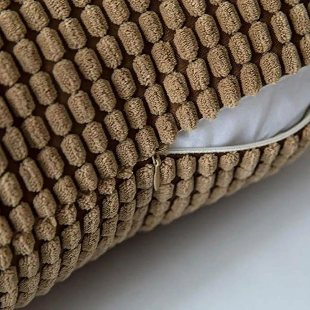 Meijuner наволочка для подушки однотонная Вельветовая в полоску с кукурузой Удобная