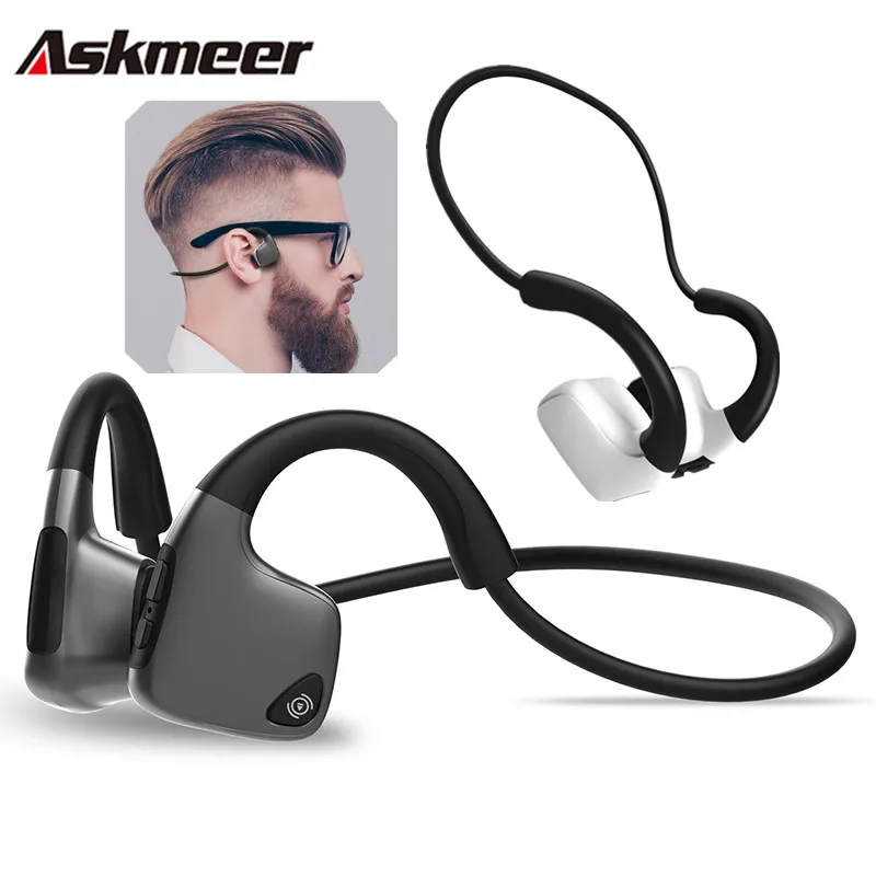 ASKMEER R9 Bluetooth 5 0 Наушники Гарнитура костной проводимости Беспроводные спортивные