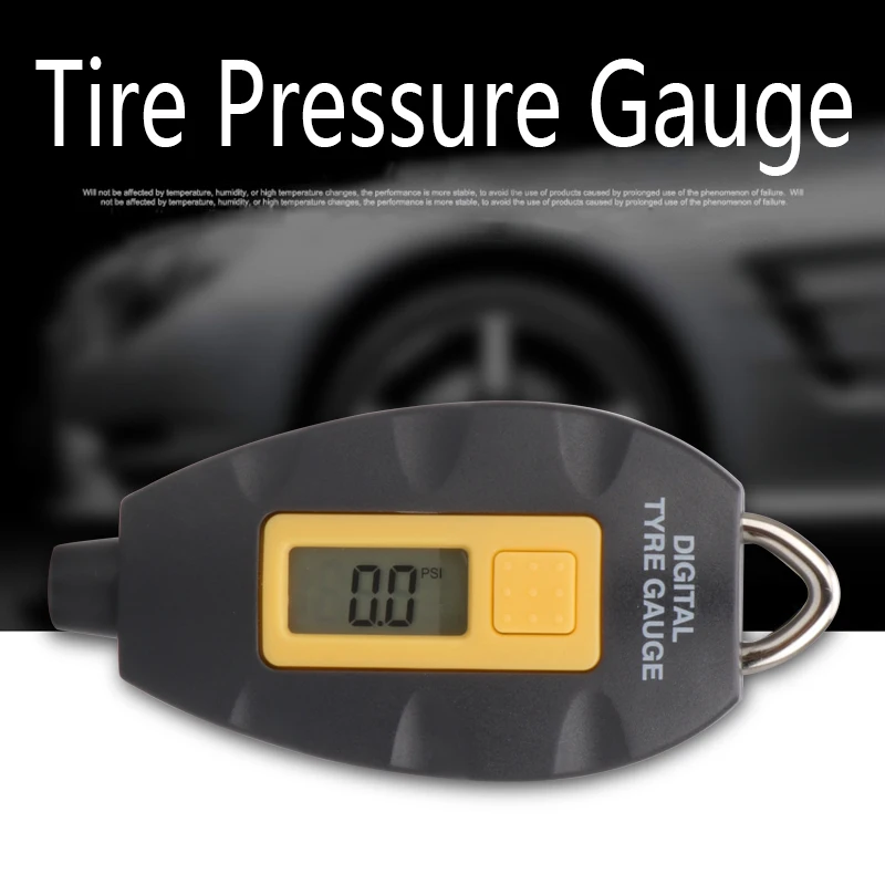 Цифровой Авто колесная шина манометр воздуха тестер светодиодный счетчик света